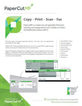 Ecoprintq Cover, Papercut MF, Premier Office Systems, Las Vegas, Xerox, Canon, KIP, Quadient, Copier, Printer, MFP, Sales, Service, Supplies