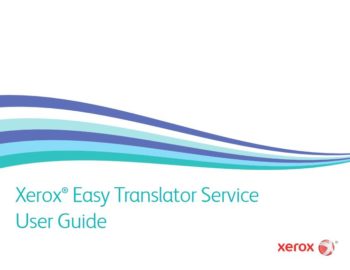 User Guide Cover, Xerox, Easy Translator Service, Premier Office Systems, Las Vegas, Xerox, Canon, KIP, Quadient, Copier, Printer, MFP, Sales, Service, Supplies